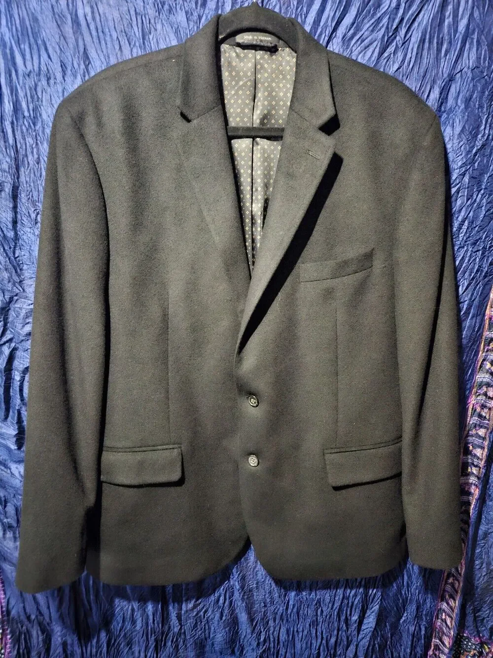 Lauren Ralph Lauren Sport Coat Blazer Men's XL Black 2-Button Jacket